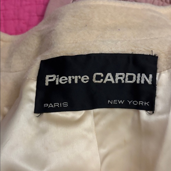 Pierre Cardin Cream 100% teddy wool  coat, US6 - Picture 11 of 14